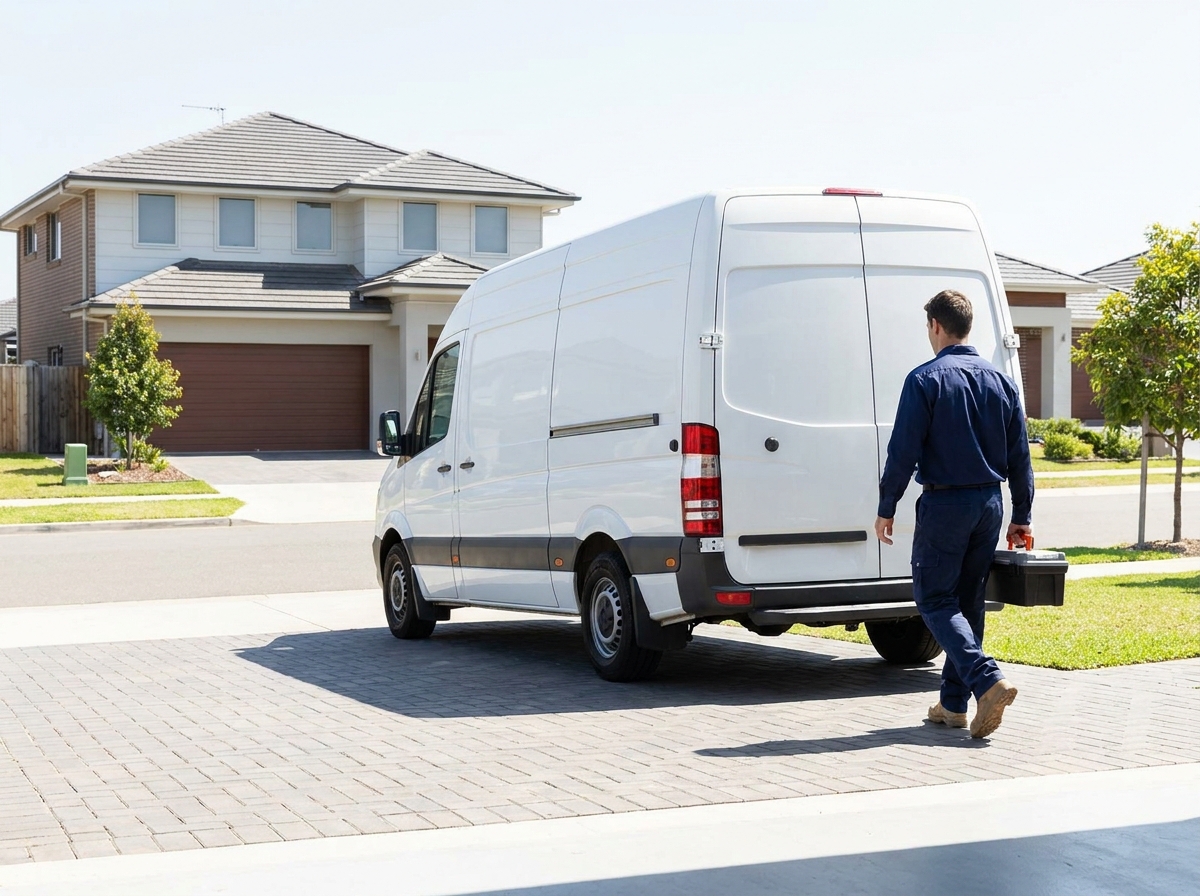 Dave Cozzi Plumbing service van