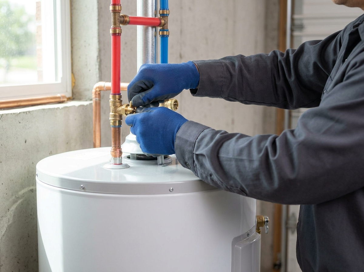 Water heater install